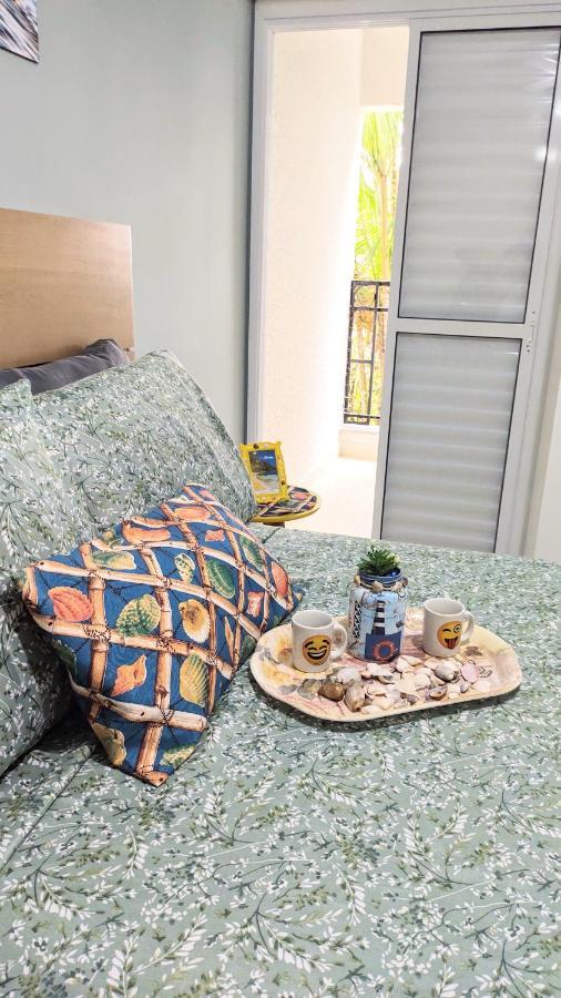 Apto Centro Ubatuba Com Varanda Gourmet, Suite E Piscina Ngoại thất bức ảnh