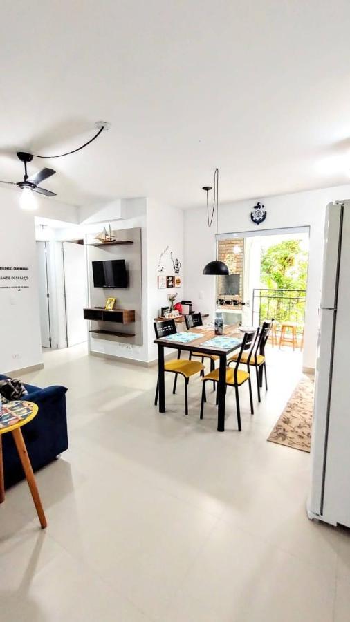 Apto Centro Ubatuba Com Varanda Gourmet, Suite E Piscina Ngoại thất bức ảnh